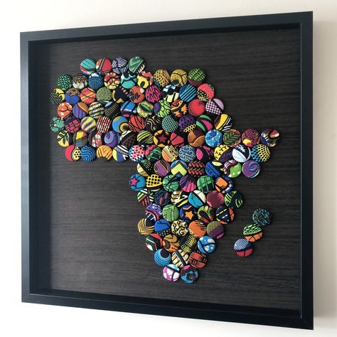 Ankara Home Decor, Diy African Decor, Fabric Badges, African Print Pillows, Afrocentric Decor, African Interior Design, African Map, African Inspired Decor, Wenge Wood