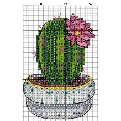 Succulent Cross Stitch Pattern Free, Cross Stitch Cactus, Succulent Cross Stitch, Cactus Craft, Cactus Cross Stitch, Cross Stitch Geometric, Tiny Cross Stitch, Cross Stitch Pillow, Small Cross Stitch