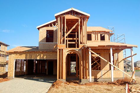 Pre Construction Home, Fake Pregnancy, Big Brain, New Home Buyer, Modern Garage, House Construction, Residential Real Estate, House Elevation, New Home Construction