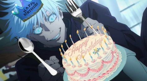 This one makes me laugh so hard 😂 blankx ☆ SATORU DAY 🎂 #itsnotgojover on X: "HAPPY BIRTHDAY GOJO SATORU, ILY VERY MUCH KING 🤍🎂✨ [ #五条悟生誕祭2023 #GojoSatoru ] https://t.co/uhJFrgMqEd" / X Gojo Happy Bday, Gojo Birthday Art, Happy Birthday Gojo Satoru, Gojo Happy Birthday, Gojo Satoru Silly, Gojo Birthday Cake, Gojo Satoru Birthday, Happy Birthday Reaction Pic, Gojo Laughing