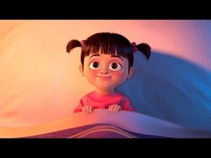 BOO from monsters inc. Bu Monsters Inc, Pixar Theory, Buu Monster Inc, Monsters Inc Boo, Pixar Characters, Wallpaper Disney, Karakter Disney, Lilo Et Stitch, Love Monster