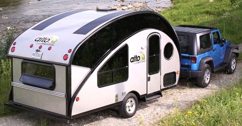 Today’s ultra-lite travel trailers under 2000lbs can provide almost “home-like-environment” and are towable by your family car - here are some best models of such campers Used Camping Trailers, Vw T3 Doka, Pop Up Camper Trailer, Lightweight Campers, Ultra Lite Travel Trailers, Best Travel Trailers, Small Camping Trailer, Lite Travel Trailers, Camper Rental