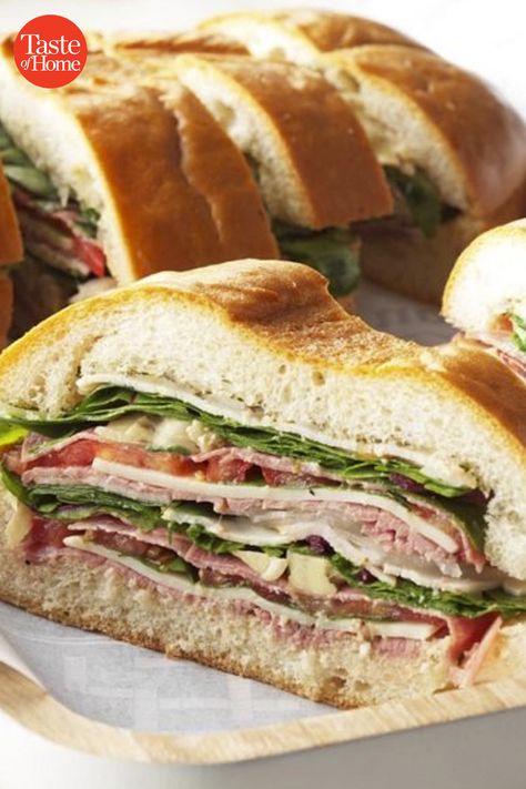 Our 40 Best Cold Sandwich Recipes Deli Sandwiches Recipes, Lunch Sandwich Recipes, Summer Potluck Recipes, Cold Sandwich Recipes, Sandwhich Recipes, Summer Sandwiches, Healthy Sandwich Recipes, Best Sandwich Recipes, Easy Sandwich Recipes