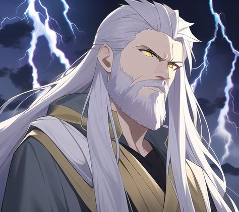 Zeus Anime Art, Zeus Fanart, Zeus God Of Thunder, Zeus God, Oc Boy, God Of Thunder, Male Icon, Male Characters, Roblox Codes