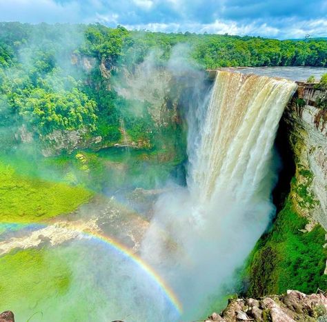 Guyana Aesthetic, Caribbean Gyal, Guyanese Culture, Guyanese Women, Kaieteur Falls, Guyanese Recipes, Coconut Island, Island Gyal, Lovely Landscapes