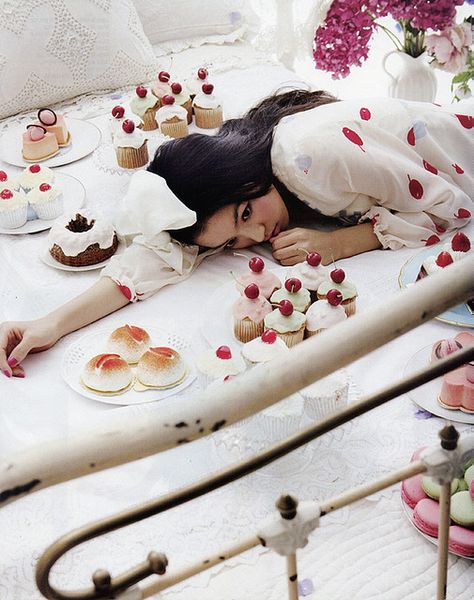 vogue girl korea march 2007 Desserts Photoshoot, Cake Editorial, Cake Shoot, Pink Sweets, Portfolio Theme, Editorial Art, Fortune Cookies, Mad Tea Party, Candy Girl