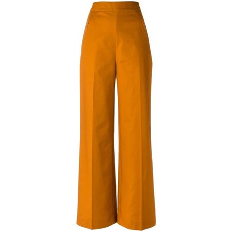 Andrea Marques High Waist Pants ($252) ❤ liked on Polyvore featuring pants, bottoms, side zipper pants, high waisted pants, high-waisted trousers, side zip pants and andrea marques 70s Wardrobe, Side Zipper Pants, Making Outfits, Cloth Collection, Tube Top Outfits, High Rise Trousers, Moodboard Pngs, Side Zip Pants, Orange Pants