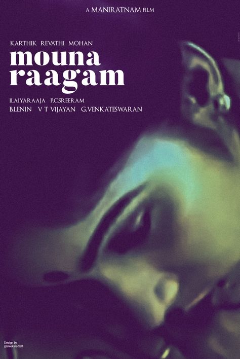 Mouna Ragam Movie Poster, Mouna Ragam Movie Images, Indian Baddie, Mouna Ragam, Tamil Aesthetic, Film Bro, Best Love Pics, Mani Ratnam, Video Caption