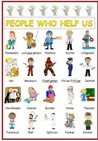 Childminding Ideas, British Values, Us Poster, Community Helpers Theme, People Who Help Us, Community Helpers Preschool, Eyfs Activities, Nursery Activities, Community Helpers