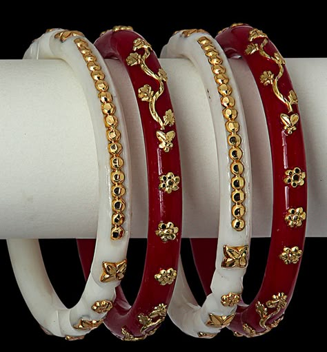 Bengali Pola Design Gold, Sankha Pola Design Gold, Sankha Design Gold, Shakha Pola Bangles Gold, Gold Pola Badhano Design, Sankha Pola Design, Bengali Bangles, Gold Jewelry Prom, Bridal Jewellery Inspiration