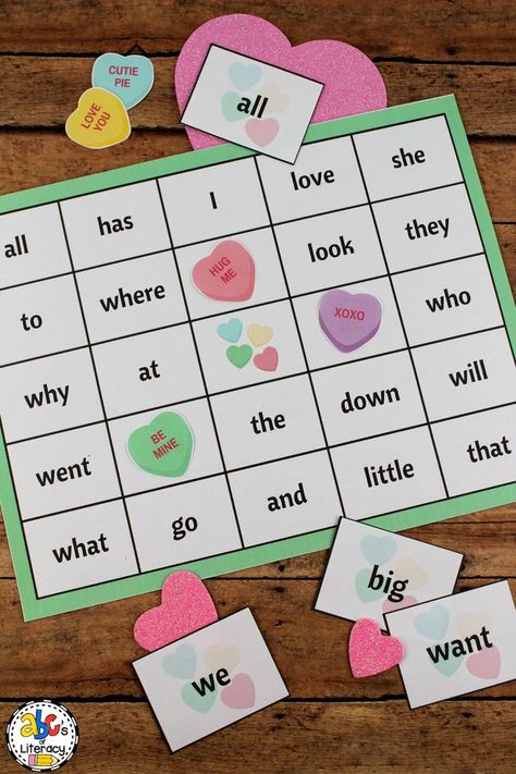 Are you looking for a fun learning activity for your students to do during your Valentine’s Day party? Then, this FREE Valentine’s Day Sight Word Bingo Game is perfect for you! Your students will love finding their sight words on their Bingo cards and playing with all of their friends while celebrating Valentine’s Day. Click on the picture to get your free Valentine's Day game! #valentinesdaysightwordbingo #sightwordbingo #valentinesdaygame #valentinesdaybingo Kindergarten Sight Words Flash Cards, Valentine Sight Words, Valentine Activity, Games Preschool, Sight Word Bingo, Free Printable Bingo Cards, Bingo Games For Kids, Word Flashcards, Preschool Sight Words