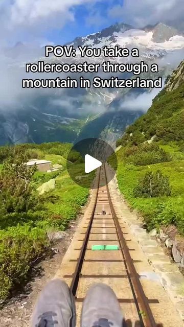 Gelmerbahn Switzerland, Mountain Roller Coaster, Swiss Mountains, Roller Coaster, Switzerland, Coasters, Travel, On Instagram, Instagram