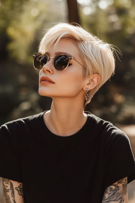 Pixie Cut Styling Ideas, Androgynous Hair, Short Hair Images, Asymmetrical Pixie, Edgy Haircuts, Shot Hair Styles, Short Hair Haircuts, Cut My Hair, Short Hair Styles Pixie