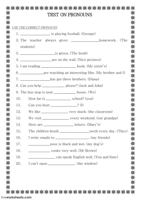 Worksheet Of Pronoun Class 5, Pronouns Worksheet For Grade 5, Pronouns Worksheet Grade 6, Personal Pronouns Worksheets Grade 3, English Pronouns Worksheet, Pronouns Worksheet Class 4, Pronouns Worksheet For Grade 3, Pronouns Worksheet For Class 2, Personal Pronouns Activities