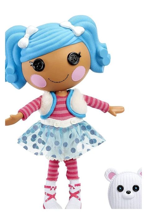 Mittens Fluff N Stuff, Lalaloopsy Dolls, Reusable Packaging, Pink Cheeks, Winter Inspired, Chocolate Caliente, Original Dolls, Snow Bunnies, Blue Outfit