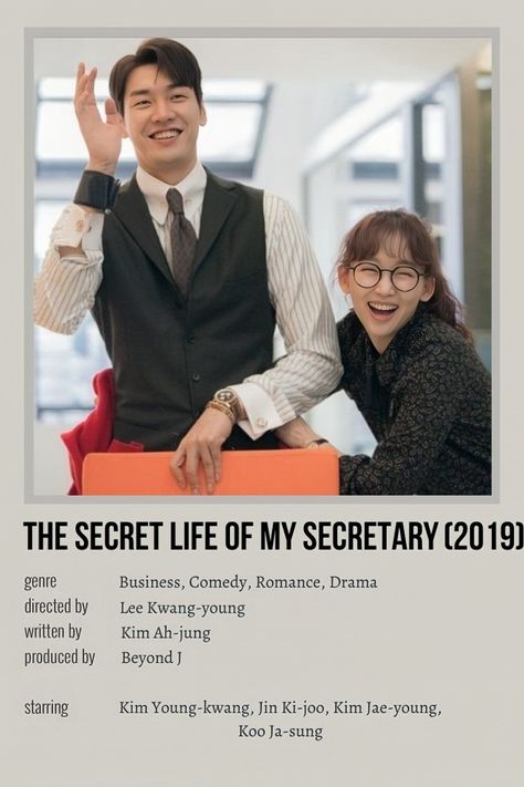 The Secret Life Of My Secretary Poster, The Secret Life Of My Secretary, Secret Life Of My Secretary, Disney Movies List, Scrapbook Disney, Movies To Watch Teenagers, Drama List, Korean Drama Series, Korean Drama Romance