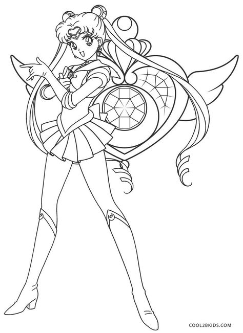 Girl Coloring Pages, Anime Coloring Pages, Coloring Pages Ideas, Sailor Moon Coloring Pages, Pages Ideas, Lion King Drawings, Moon Coloring Pages, Sailor Moon Anime, Sailor Moon Tattoo