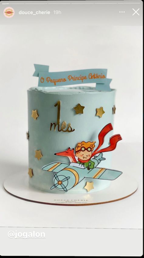 The Little Prince Birthday Theme, The Little Prince Cake, Little Prince Cake, Cake Designs For Boy, Little Prince Party, Prince Cake, Prince Birthday Party, Boys First Birthday Party Ideas, Prince Birthday