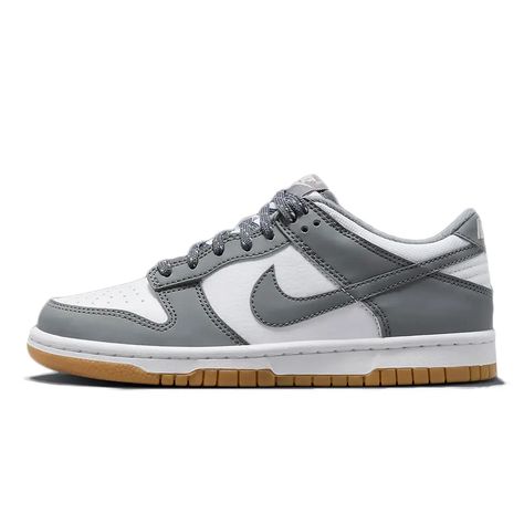 Nike Dunk Low GS White Grey Gum | Where To Buy | FV0374-100 | The Sole Supplier Nike Shox For Women, Nike Air Max Black, Nike Air Max 2090, Nike Air Max Excee, Nike Air Max 98, Nike Shoes Girls, Womens Air Jordans, Iron Ore, Womens Training Shoes