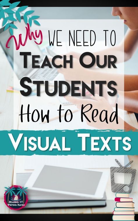 Teaching reading involves more than just print text. In this digital age, students need to know how to read visual texts as well. Video, especially, is ubiquitous. Read about how to teach students to comprehend and analyze instructional videos for the fli Media Literacy Lessons, How To Teach Students, High School English Lessons, Teaching Coding, Teaching High School English, Visual Literacy, Language Arts Teacher, Middle School Reading, Literacy Lessons