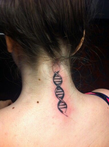 my dna strand tattoo Dna Strand Tattoo, Strand Tattoo, Simbolos Tattoo, Dna Tree, Science Tattoo, Science Tattoos, Dna Strand, Dna Tattoo, Family Tree Tattoo