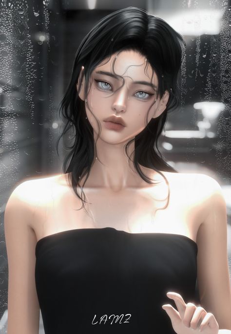 The Sims 4 Cc Wet Hair, Lamz Hair Cc, Sims 4 Cc Alpha Hair Straight, Sims 4 Wet Hair Cc, Sims 4 Wet Hair, Sims4 Alpha Hair, Ts4 Messy Hair Cc, Ts4 Female Hair, Sims 4 Female Hair Alpha