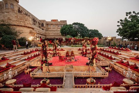 Grand Indian Wedding, Royal Wedding Aesthetic, Suryagarh Jaisalmer, Bamboo Resort, Mandap Wedding, Floral Mandap, Indian Wedding Aesthetic, Royal Wedding Themes, Indian Wedding Venue