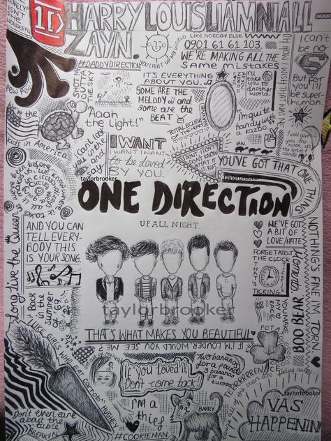 This is awesome! One Direction Doodles, 1d Doodles, One Direction Fan Art, Lyric Drawings, One Direction Drawings, One Direction Art, Style Lyrics, One Direction Wallpaper, Zayn Malik Pics