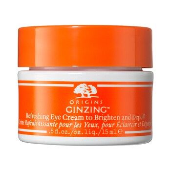 GINZING™ VITAMIN C EYE CREAM TO BRIGHTEN AND DEPUFF - Origins | Sephora Origins Ginzing Eye Cream, Origins Ginzing, Coffea Arabica, Brightening Eye Cream, Eye Brightener, Best Eye Cream, Reduce Dark Circles, Brightening Cream, Luminizer