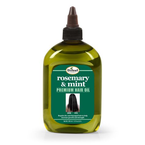 PRICES MAY VARY. ALL NEW LARGE 12 OUNCE ROSEMARY MINT OIL: A Strengthening & Nourishing formula, our Difeel Rosemary & Mint Hair Oil is infused with nourishing Biotin. Biotin plays an important role in the health of your hair, skin, and nails. A lack of Biotin can lead to hair loss. HAIR OIL WITH MINT AND ROSEMARY: Our Strengthening Hair Oil repairs dry and damaged hair to improve overall hair strength and growth. ROSEMARY OIL FOR HAIR GROWTH: his expertly blended formula provides intense moistu Rosemary Oil Hair Mask, Hair Strengthening And Growth, Hair Oils For Growth, Rosemary Water For Hair Growth, Long Hair Oil, Glycerin For Hair, Rosemary Hair Oil, Hair Oil For Hair Growth, Rosemary Oil For Hair Growth