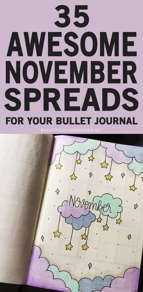 November Page Bullet Journal, November Bullet Journal Cover Easy, Book Journal Title Page Ideas, Log Book Cover Ideas, November Cover Page Bullet Journal, Title Page Ideas Schools, Ideje Za Crtanje Olovkom, November Journal Cover, Crtanje Olovkom