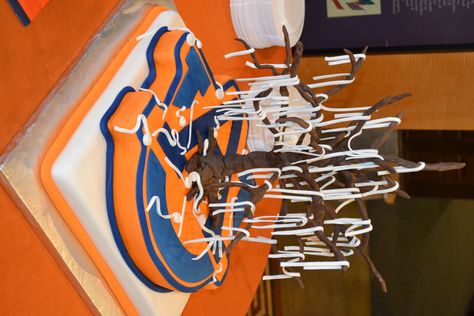 i hate Auburn, but this is cute. I totally would love to see the UAB crest with blaze on top of it Auburn Cake, Prattville Alabama, Auburn Tigers Football, Auburn Football, Drop Box, Auburn University, Auburn Tigers, Grooms Cake, Georgia Bulldogs