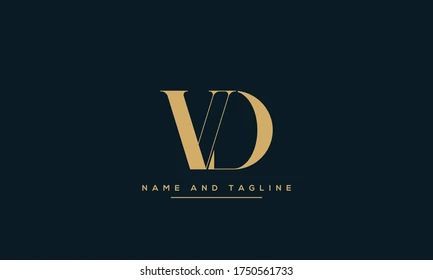 Vd Logo, Wedding Logos, Logo Concept, Lettering Design, Projects To Try, Art Painting, ? Logo, Gold, Logos