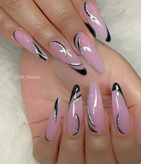 Blush Nail Designs, Glitter Nails Art, Blush Nail, Art Nails Acrylic, Nails Art Summer, Designs Nails Art, Elegant Touch Nails, Gel Nails Design, Summer Nails Art