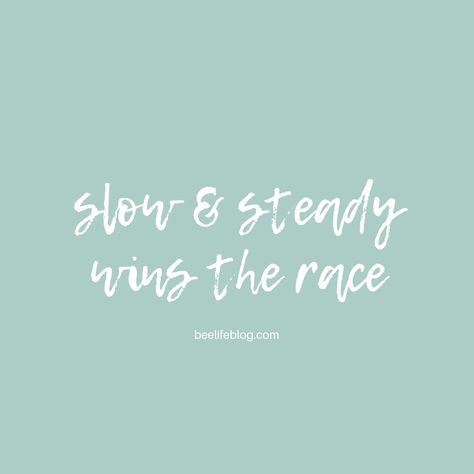 Sometimes your fitness goals aren't a quick realization like we hope - sharing some motivation and a real life check-in on the reality of how slow and steady can still win the race of your goals. Training For A Half Marathon, Fitness Friday, Slow And Steady, Friday Workout, Health Snacks, Half Marathon, The Race, Active Lifestyle, Check In