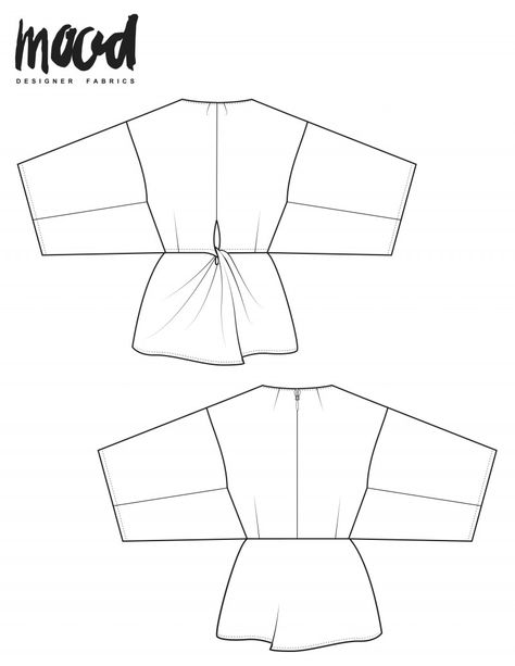 The Wisteria Shirt - Free Sewing Pattern - Mood Sewciety Sewing Patterns Clothes, Mood Patterns, Mood Sewciety, Dress Sewing Patterns Free, Sewing Patterns Free Women, Shirt Sewing, Clothing Crafts, Sewing Shirts, Sewing Clothes Women