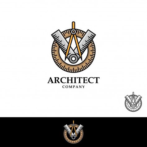 Architect logo vector illustration | Premium Vector #Freepik #vector #logo #business #abstract #technology Lithography Art, Architect Logo, Architecture Logo, Typography Alphabet, Cosmetic Packaging Design, Logo Design Art, Construction Logo, Luxury Card, Social Media Design Inspiration