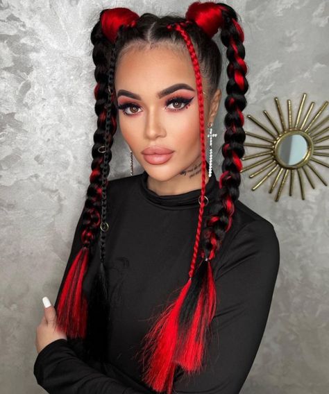 Festival Hair Ponytail, Edc Hair, Rave Hairstyles, Rave Braids, Festival Braids, Cornrow Ponytail, Coachella Outfits, Rave Hair, Beautiful Braided Hair