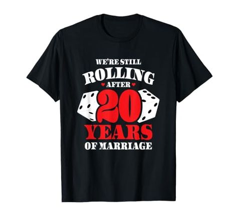 Couples Married 20 Years - Funny 20th Wedding Anniversary T-Shirt 10th Wedding Anniversary Party, 32nd Wedding Anniversary, Marriage Funny, 17th Wedding Anniversary, 12th Wedding Anniversary, 18th Wedding Anniversary, 21st Wedding Anniversary, Anniversary Gift For Couples, 19th Wedding Anniversary