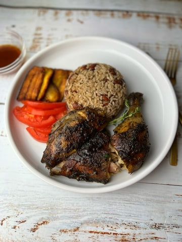 Easy Oven Jerk Chicken – Londoncookss Oven Jerk Chicken, Jerk Marinade, Leg Quarters, Chicken Leg Quarters, Kingston Jamaica, All Purpose Seasoning, Food Thermometer, Easy Oven, Jerk Chicken