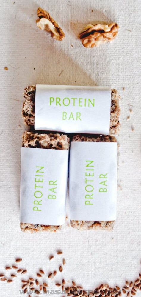 Homemade Protein Bars Recipe [without protein powder] 🌱 Protein Bars Without Protein Powder, Baked Protein Bars, Make Your Own Protein Bars, Protein Powder Recipe, Protein Powder Recipes Shakes, Diy Protein Bars, Protein Bars Recipe, Homemade Protein Powder, Homemade Protein Shakes