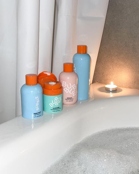 Bubble (@bubble) • Instagram photos and videos Bubble Bath Products, Bubble Face, Bubble Skincare, Make Time For Yourself, Teen Skincare, Bubble Bubble, Time For Yourself, Vegan Skincare, Clay Masks