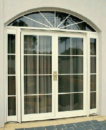 Arched French Doors, Aluminium French Doors, Pintu Interior, Garage Door Styles, Home Door Design, Window Grill Design, French Doors Patio, Entrance Door Design, Door Gate Design