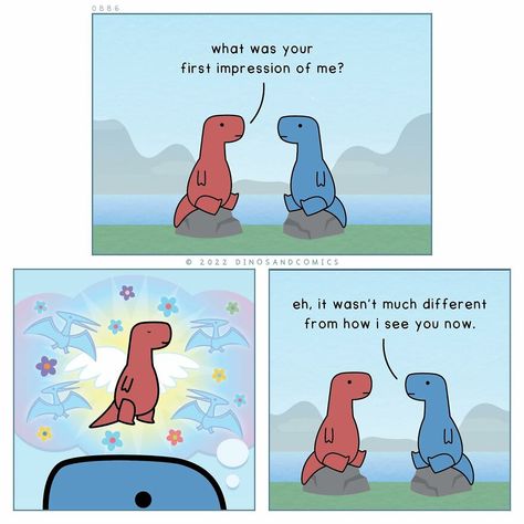 Dinosaur Emotions, Dino Comics, Dinosaur Comic, Dinosaur Comics, Funny Animal Comics, Comics Love, Creative Jobs, Break Bad Habits, Comics Artist