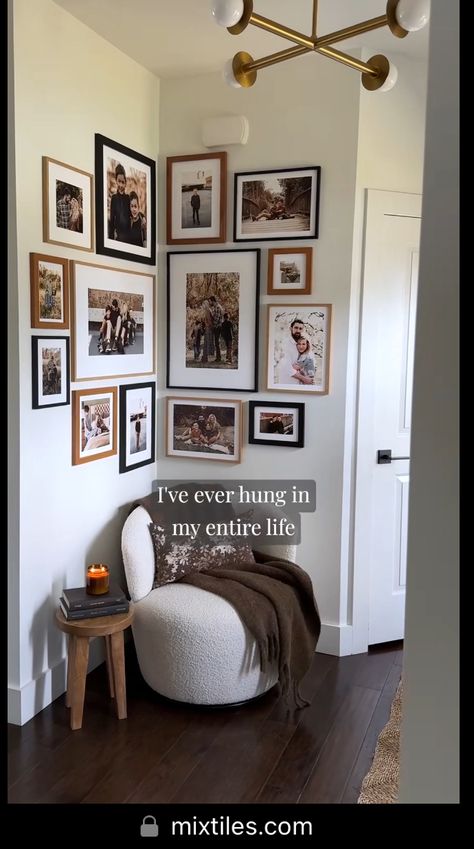 Studio Mcgee Gallery Wall, Mounted Deer Head, Studio Mcgee, Deer Head, Remodel Ideas, Art Work, Room Ideas, Deer, Gallery Wall