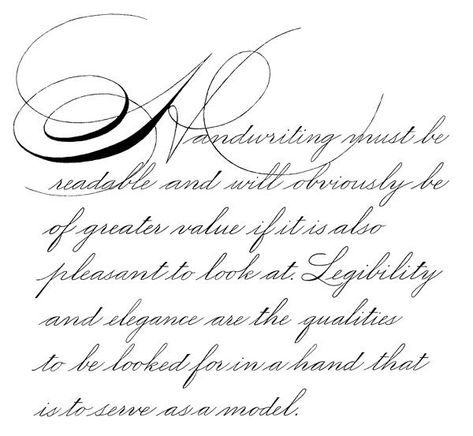 Spencerian Handwriting, Spencerian Script, Flourish Calligraphy, Calligraphy Worksheet, Pointed Pen Calligraphy, Copperplate Calligraphy, Handwriting Styles, Typography Love, Beautiful Handwriting