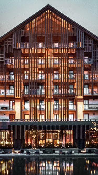 Mountain Hotels Design, Mountain Hotel Design, Hotels In Mountains, Mountain Hotel Architecture, Chedi Andermatt, Hotel Architecture Design, Andermatt Switzerland, Chalet Architecture, Mountain Resort Architecture