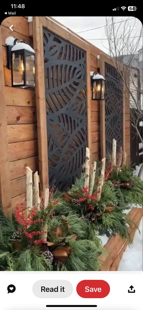 Diy Backyard Fence, Diy Privacy Fence, Privacy Wall, Ikea Hallway, Design Hallway, Entrance Interior, Backyard Renovations, Patio Garden Design, Backyard Remodel