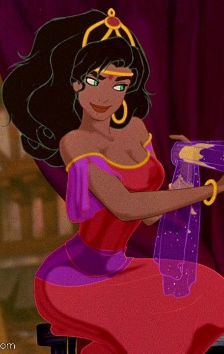 The Hunchback of Notre Dame 1996 - Esmeralda Esmeralda Disney, Punk Disney, Animation Disney, Disney Logo, Flynn Rider, Walt Disney Animation, Art Disney, Arte Disney, Pinturas Disney