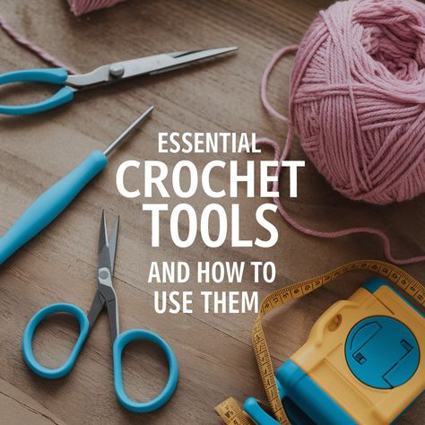 "Essential Crochet Tools and How to Use Them 🧶" Embarking on your crochet journey? This comprehensive guide introduces the must-have tools every beginner needs, from selecting the right hooks to understanding yarn types. Learn how to effectively use each tool to enhance your crafting experience and create beautiful projects with confidence. 🌟 Check it out now and equip yourself for crochet success! https://cozyyarnvibes.com/essential-c... #crochet #handmade #crochetersofinstagram #crocheta... Crochet Tools, Your Crochet, Creative Craft, Must Have Tools, Crochet Handmade, Creative Crafts, Being Used, Crochet Hooks, How To Use